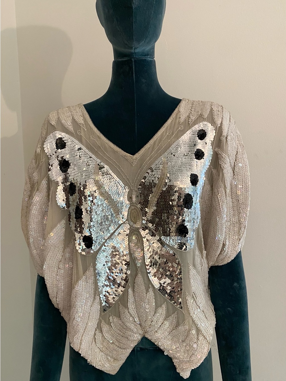 Vintage Sequin Butterfly RARE - Picture 11 of 12